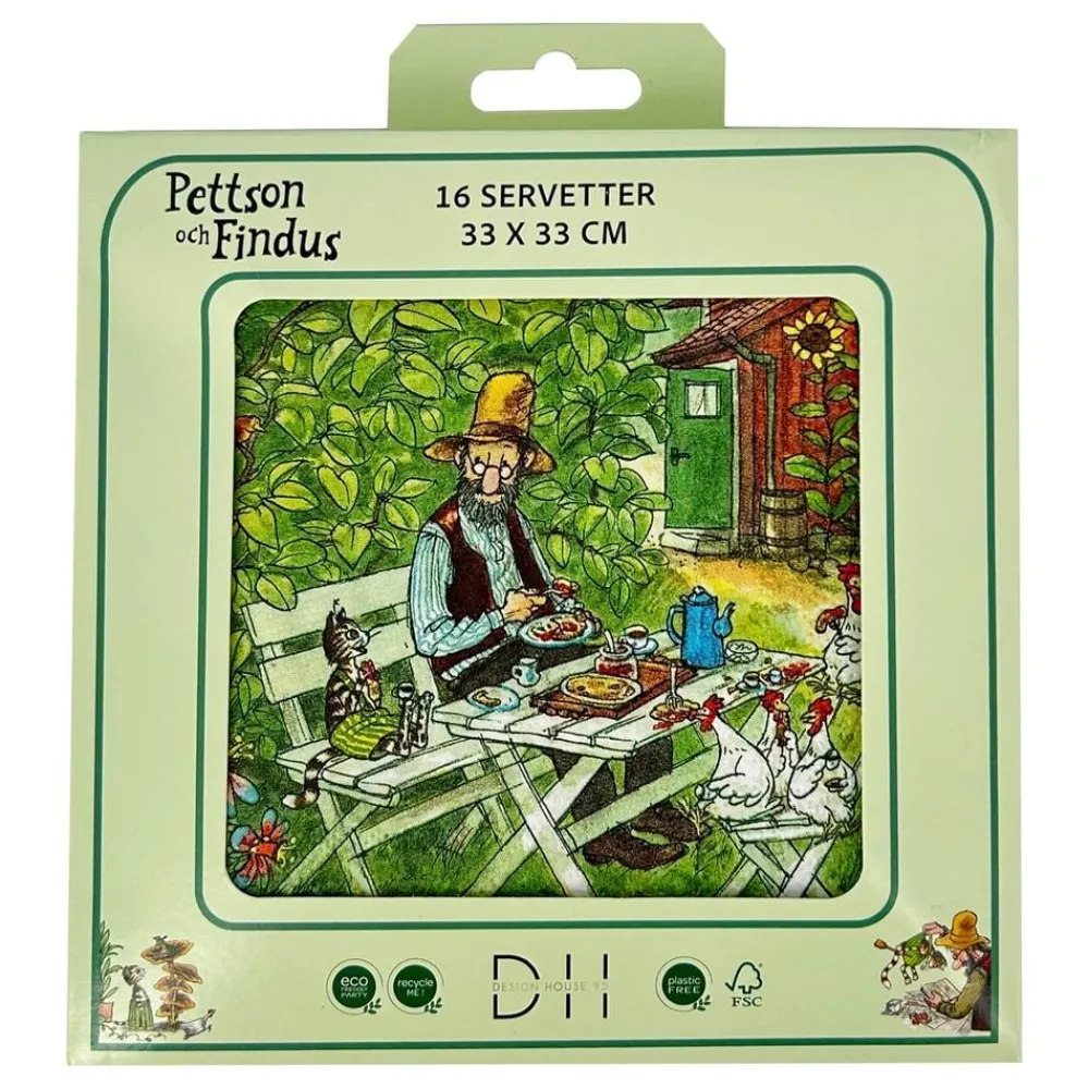 Online Design House 95 AB Servietter Fika Pettson & Findus
