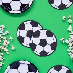 PartyDeco sp. z o.o. Servietter Fodbold Runde - Borddækning