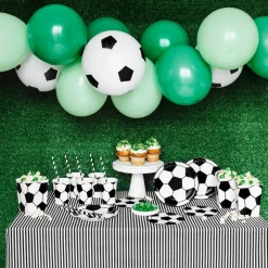 PartyDeco sp. z o.o. Servietter Fodbold Runde - Borddækning