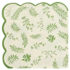 Discount CG Global Products Ltd Servietter Grønne Blade Botanic