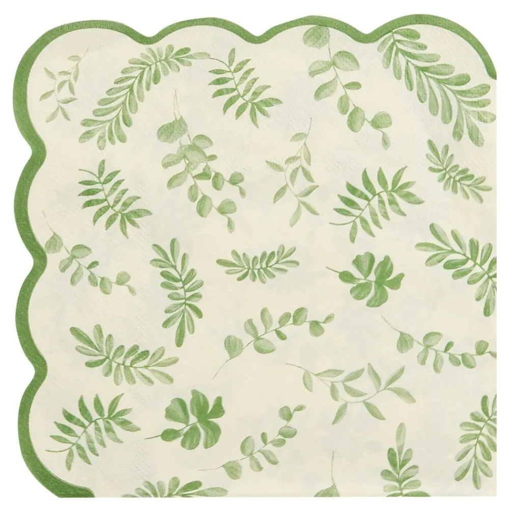 Discount CG Global Products Ltd Servietter Grønne Blade Botanic