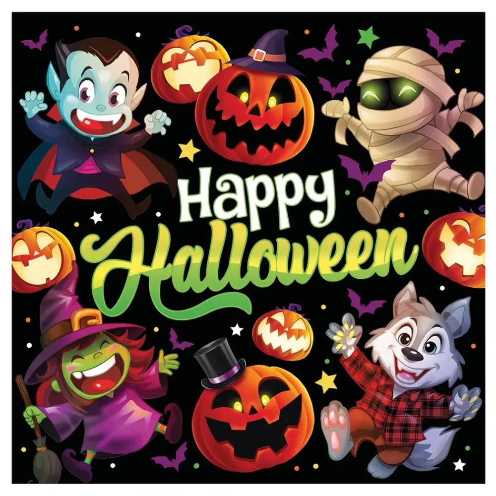 Outlet Fiestas Guirca, S.L Servietter Halloween Monsters