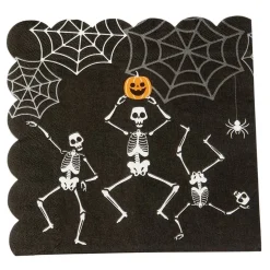 New Hisab/Joker Company AB Servietter Halloween Skelet