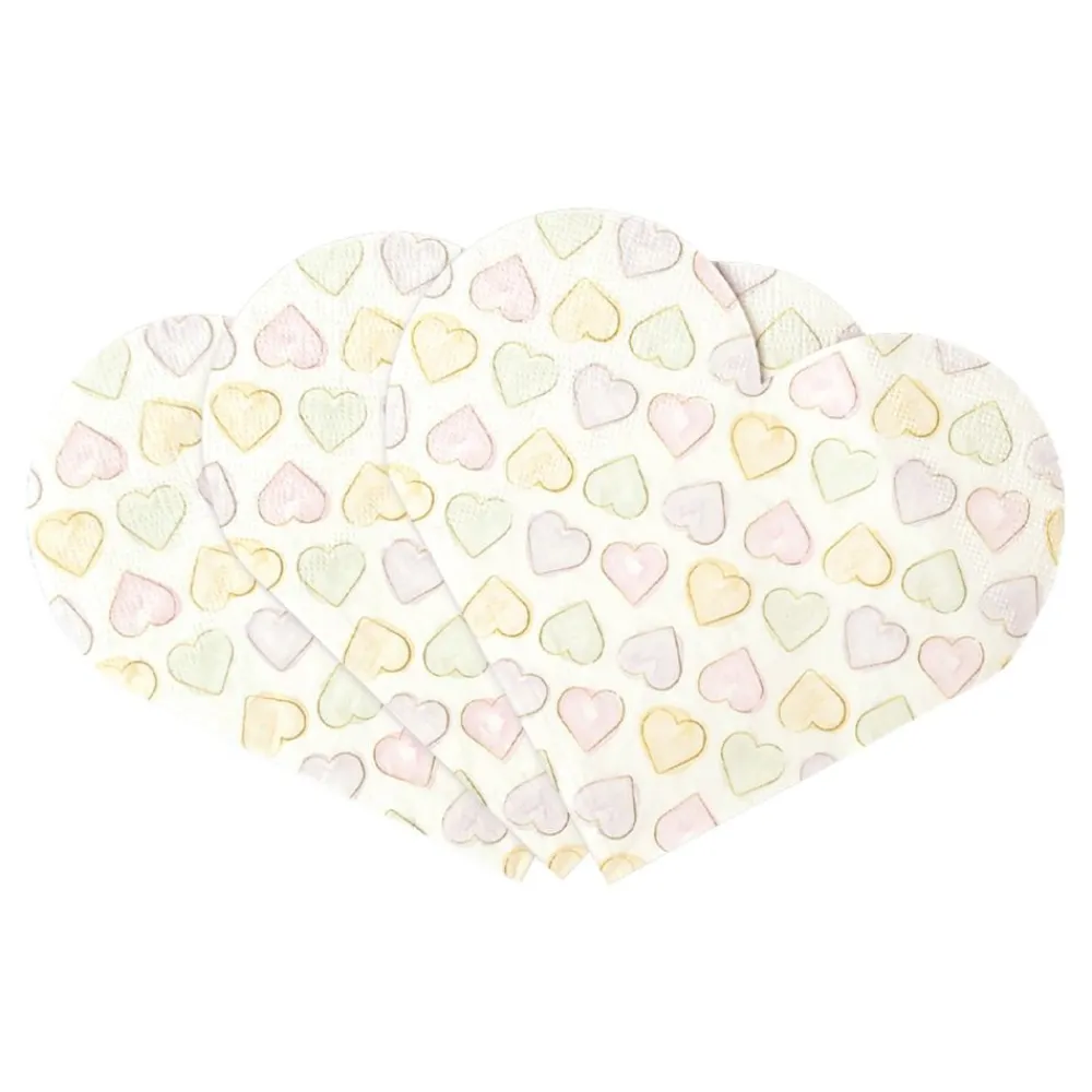 Online Globos Europe B.V. Servietter Hjerter Watercolor