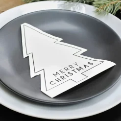Online Ginger Ray Ltd Servietter Juletræ Merry Christmas