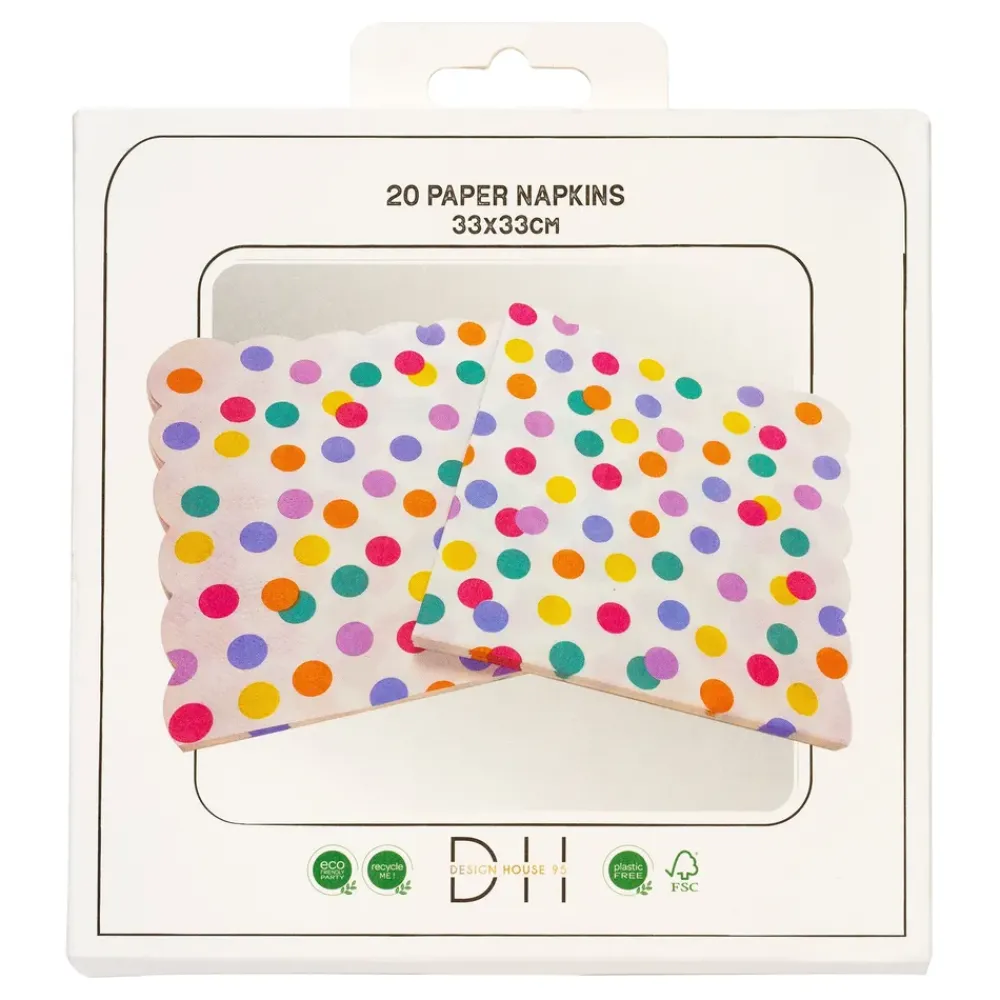 Discount Design House 95 AB Servietter Konfetti