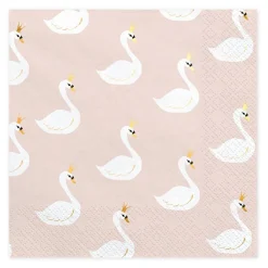PartyDeco sp. z o.o. Servietter Lovely Swan - Borddækning