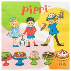 Hisab/Joker Company AB Servietter Pippi Langstrømpe