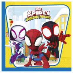 Globos Europe B.V. Servietter Spidey og Hans Fantastiske Venner - Merchandise|Borddækning