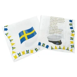 Dynäs Import AB Servietter Studenterhue & Svenske Flag - Borddækning