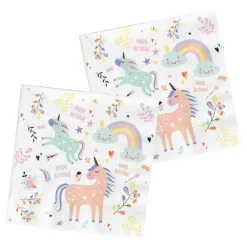 Clearance Folat B.V. Servietter Unicorns & Rainbows