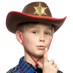 Discount Boland Party Partners B.V. Sheriffhat Brun til Børn