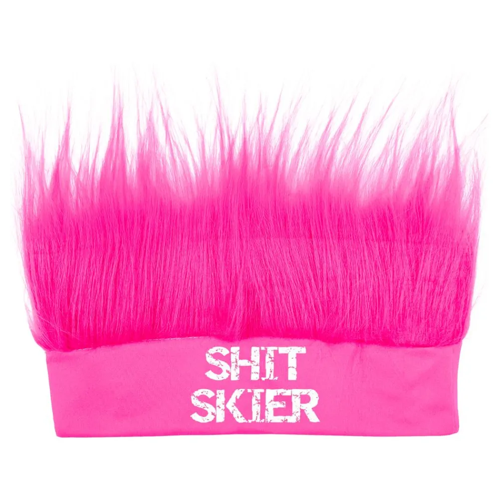 Online Netshirt Group AB Shit Skier Pandebånd med Hår Neonlyserød