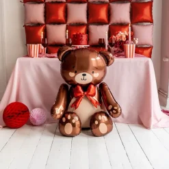 PartyDeco sp. z o.o. Siddende Bamse Folieballon - Balloner