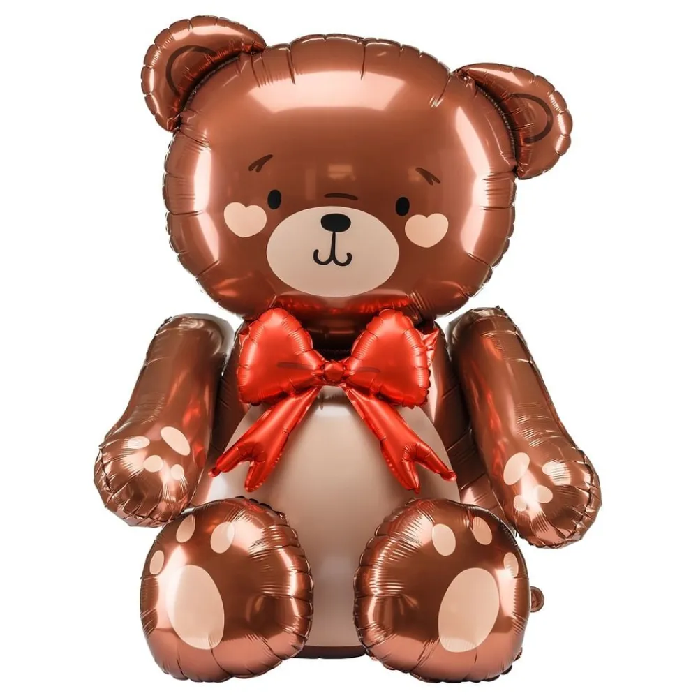 PartyDeco sp. z o.o. Siddende Bamse Folieballon - Balloner