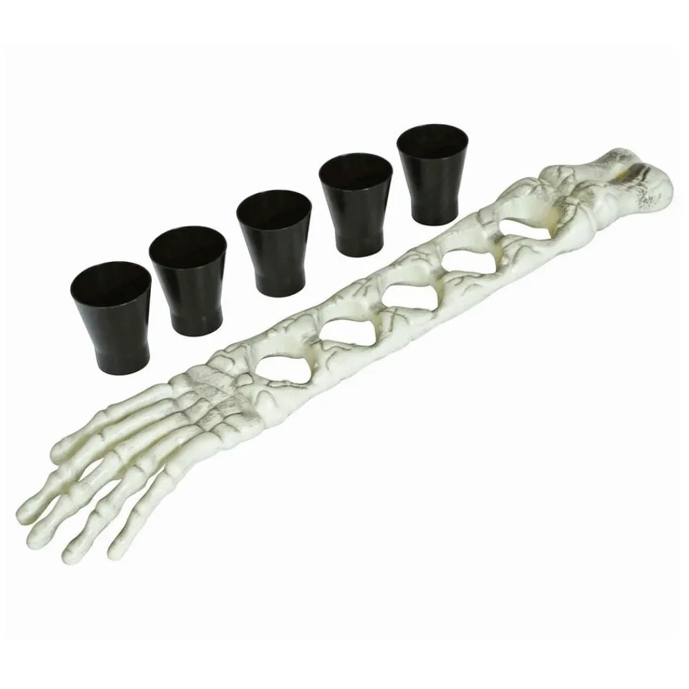 Fiestas Guirca, S.L Skeletarm med Shotglas - Servering|Drikkeglas