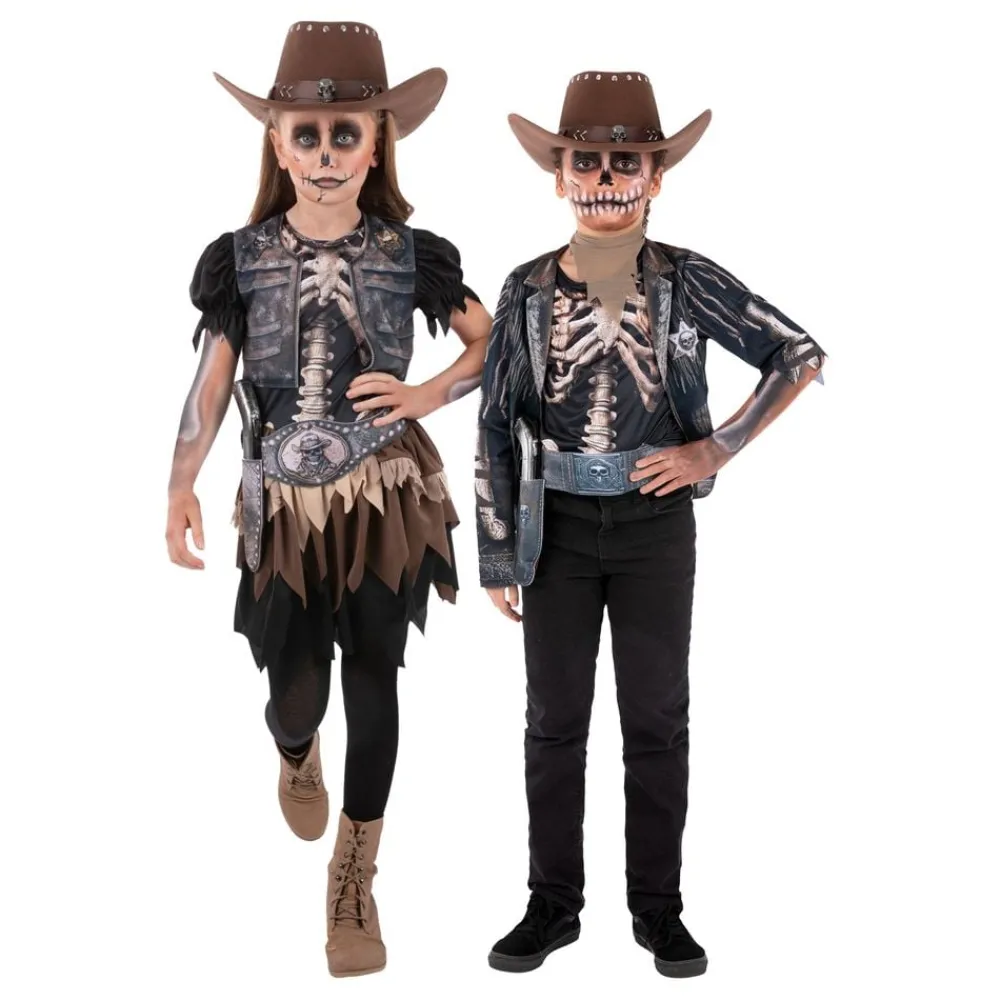Rubies Netherland B.V. Skelet Cowboy Børnekostume - Udklædningskostumer|Kostumetema