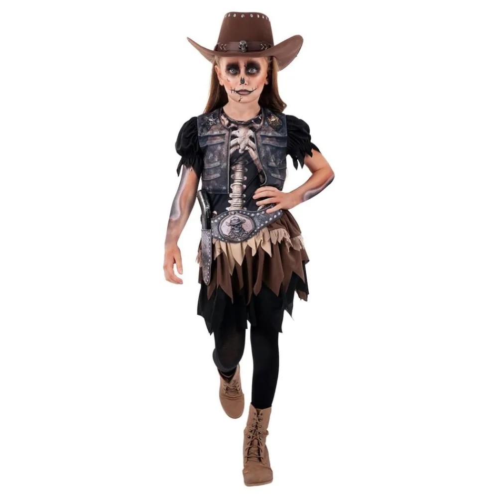 Rubies Netherland B.V. Skelet Cowgirl Børnekostume - Udklædningskostumer|Kostumetema