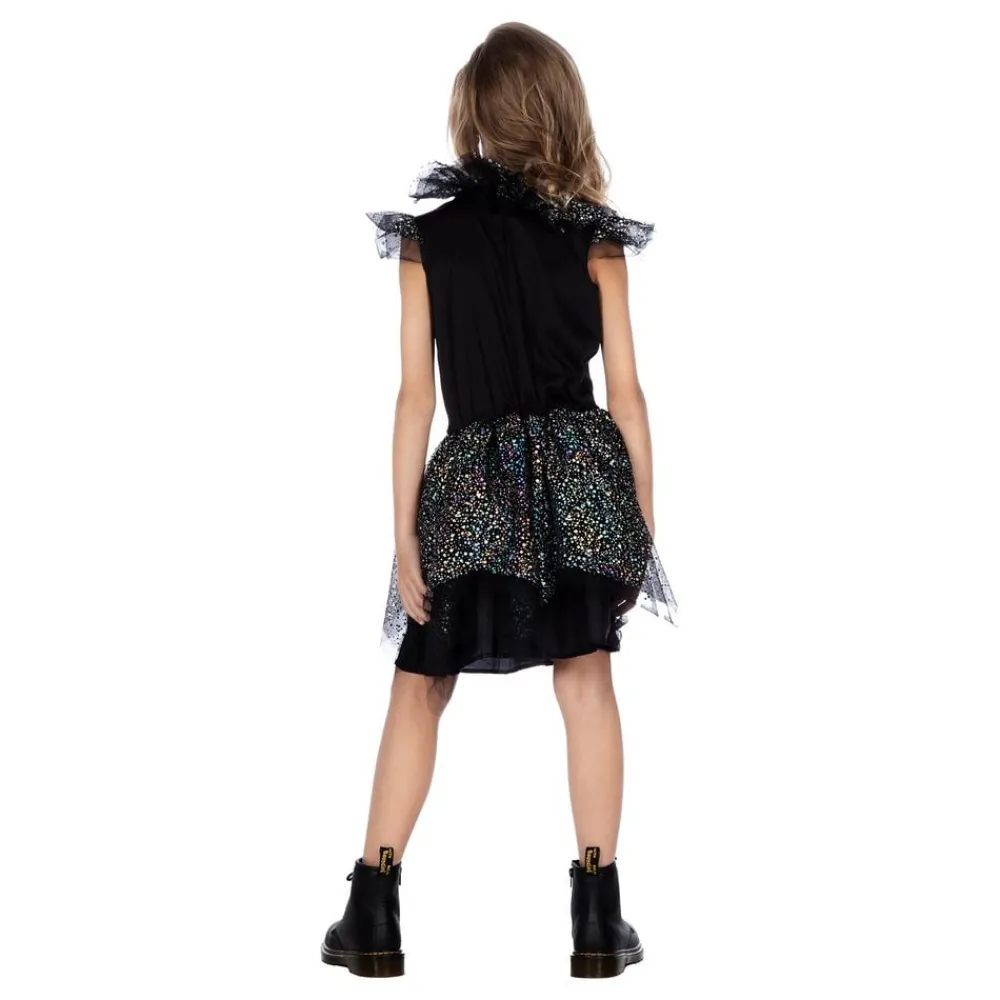 Outlet Wilbers Karnaval B.V. Skeletkjole Glitter Børnekostume