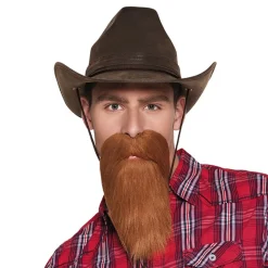 Boland Party Partners B.V. Skæg Cowboy - Tilbehør|Kostumetema