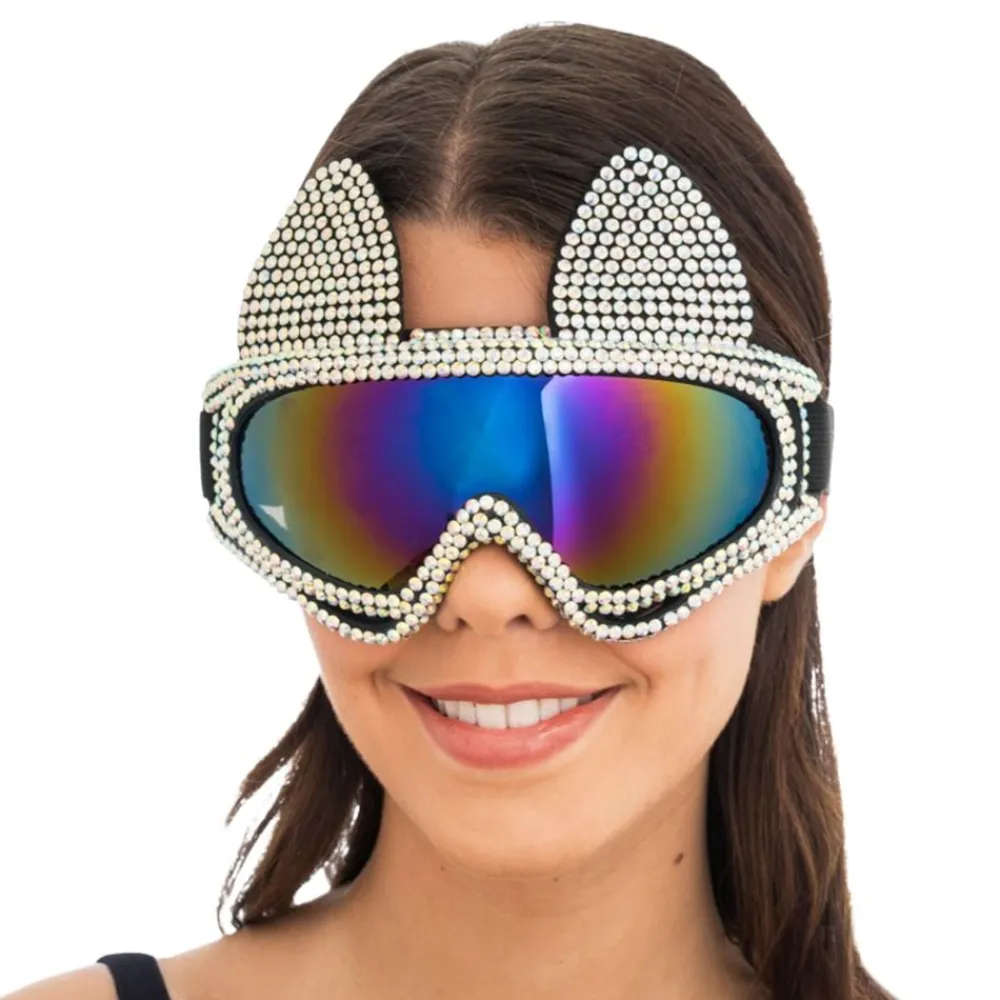 CHAKS Skibriller Kat med Strass - Tøj|Accessories