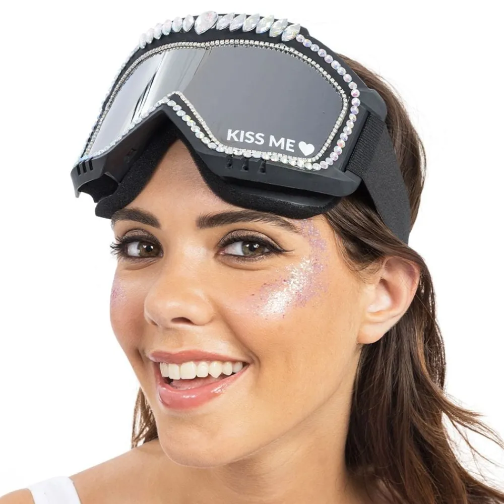 CHAKS Skibriller med Strass Kiss Me - Tøj|Accessories
