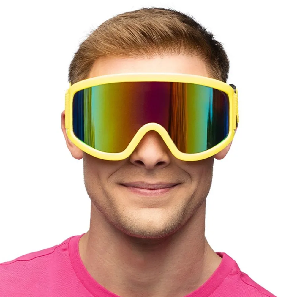 Boland Party Partners B.V. Skibriller Neongul - Tilbehør|Accessories