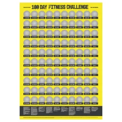 Clearance Out of the blue KG Skrabetavle 100 Day Fitness Challenge