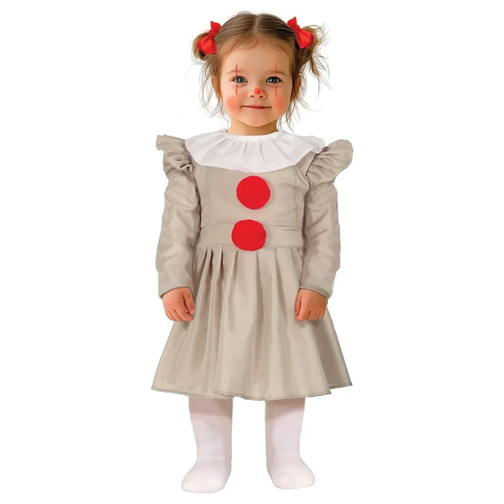 Outlet Fiestas Guirca, S.L Skræmmende Klovn Baby Kostume