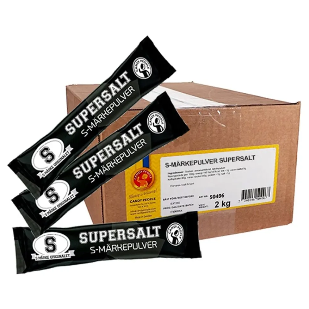 ERT Godis AB S-Mærkepulver Supersalt Storpak
