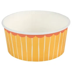 Santex Snacksbægre Gul/Orange - Festtilbehør