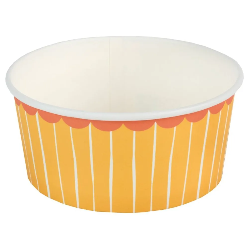 Santex Snacksbægre Gul/Orange - Festtilbehør