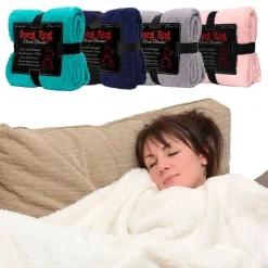CKB Ltd Snug Rug Fleecetæppe - Hjem & Husholdning