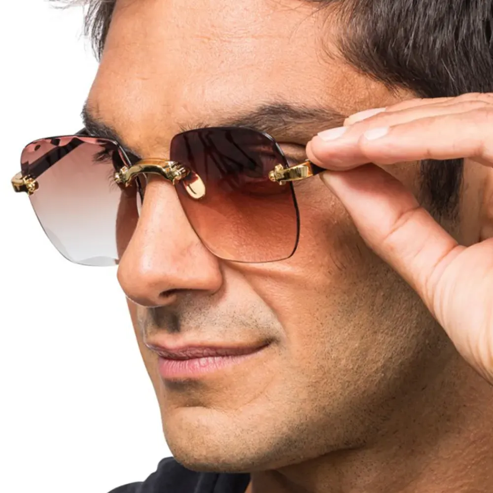 CHAKS Solbriller Tonet Brun - Tilbehør|Accessories
