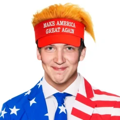 New Widmann S.r.l. Solskærm med hår Make America Great Again