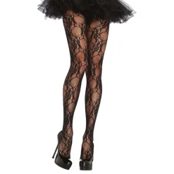 Leg Avenue Europe Sorte Blonde Strømpebukser Floral Deluxe - Tilbehør
