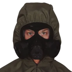 Fiestas Guirca, S.L Sort Gasmaske - Tilbehør|Masker