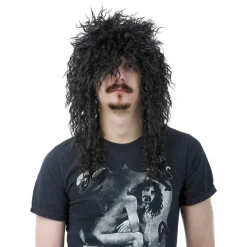 Hisab/Joker Company AB Sort Heavy Metal Paryk - Parykker