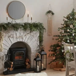 Ginger Ray Ltd Sort Metalskilt Merry Christmas - Oppyntning