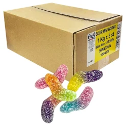 Sale ERT Godis AB Sour Mini Worms Økonomipakke