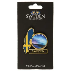 Sale Hisab/Joker Company AB Souvenir Køleskabsmagnet Sweden Northern Lights