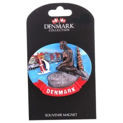 Hisab/Joker Company AB Souvenir Magnet Havfrue Denmark - Souvenirs|Hjem & Husholdning