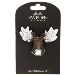 Hisab/Joker Company AB Souvenir Magnet Sweden Elghoved - Souvenirs|Hjem & Husholdning