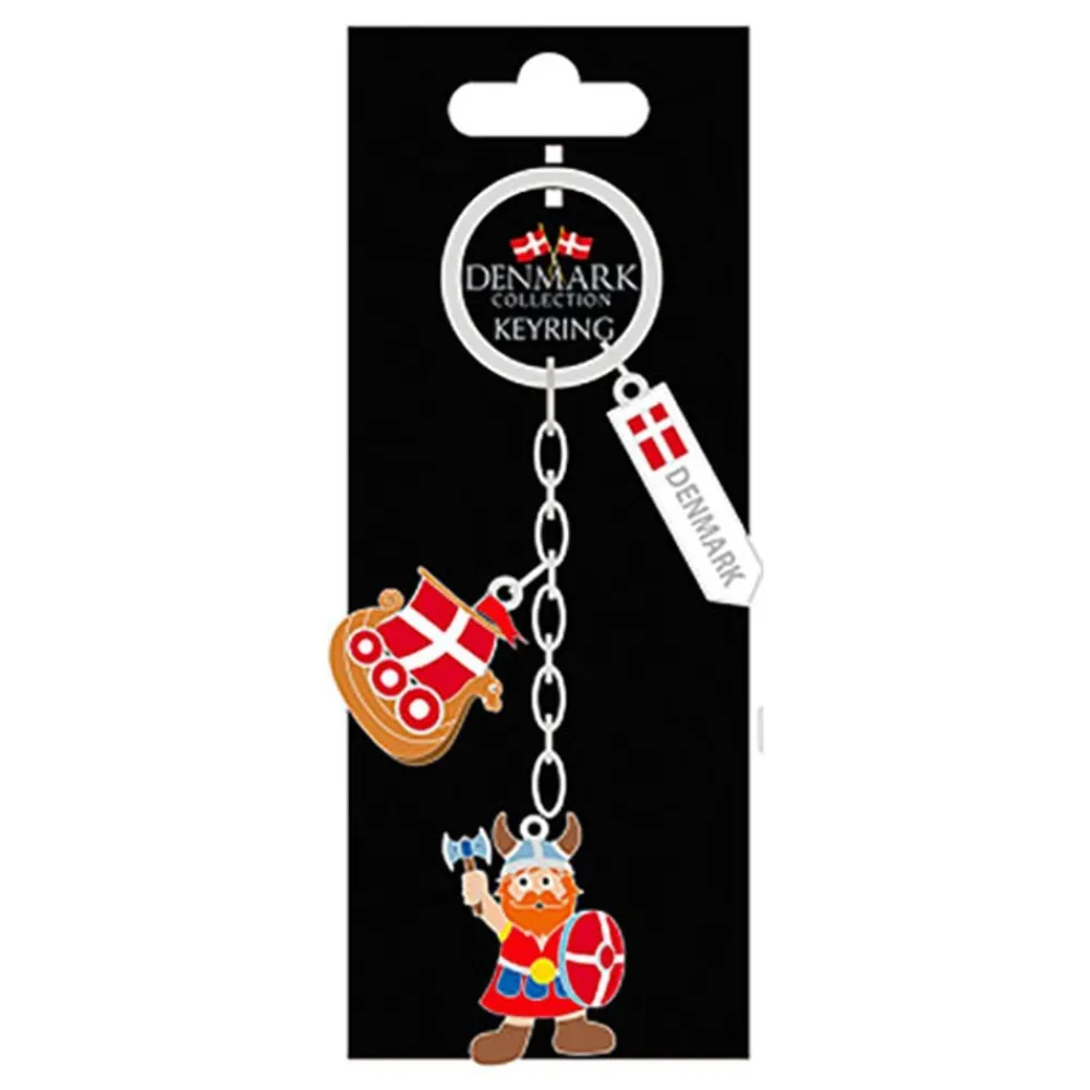 Hisab/Joker Company AB Souvenir Nøglering Denmark Viking - Accessories|Souvenirs