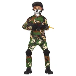 Fiestas Guirca, S.L Special Force Halloween Børnekostume - Udklædningskostumer|Kostumetema