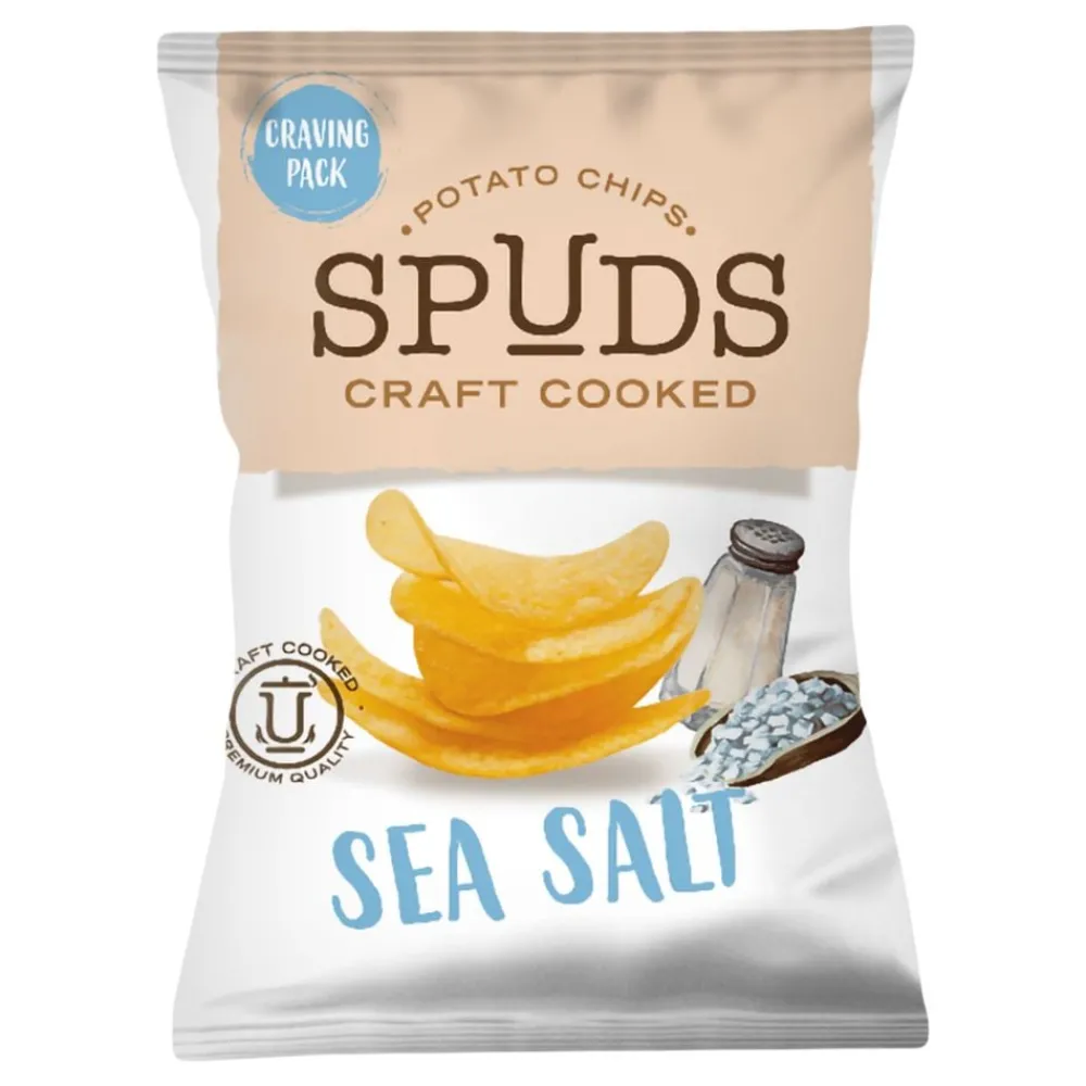 USA Godis AB Spuds Craft Cooked Chips Sea Salt - Snacks