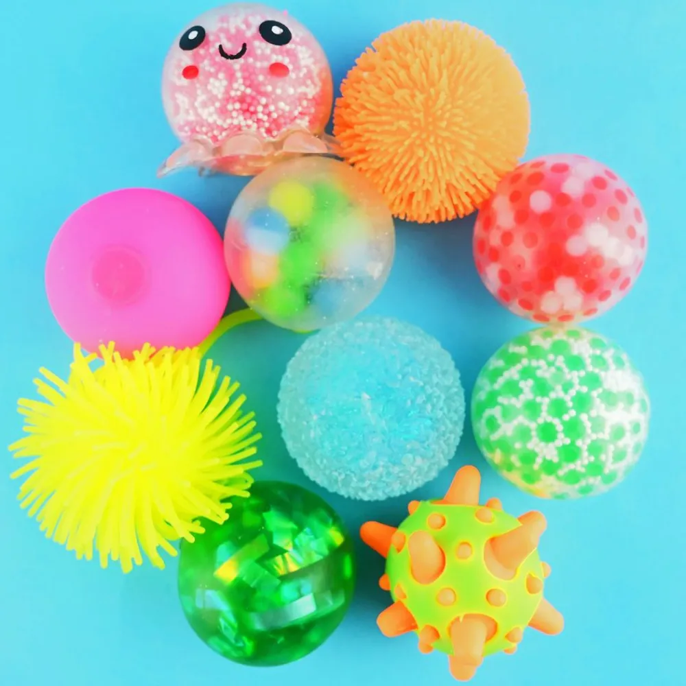 Robetoy AB Squeeze Balls Sæt Mix - Festtilbehør|Spil & Leg