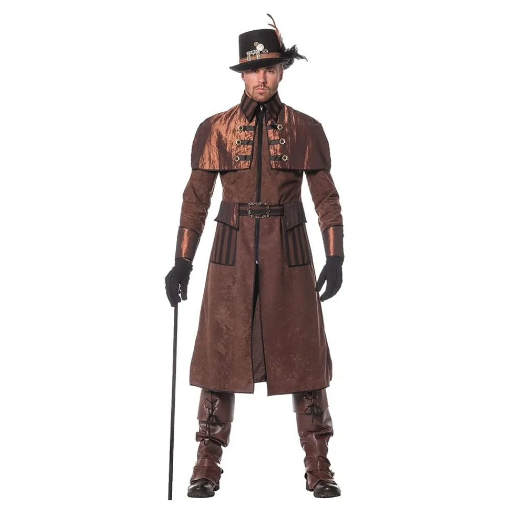 Wilbers Karnaval B.V. Steampunk Mand Kostume Deluxe - Udklædningskostumer|Kostumetema