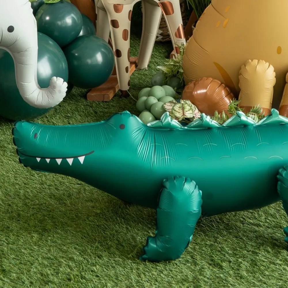 Clearance PartyDeco sp. z o.o. Stående folieballon Krokodille