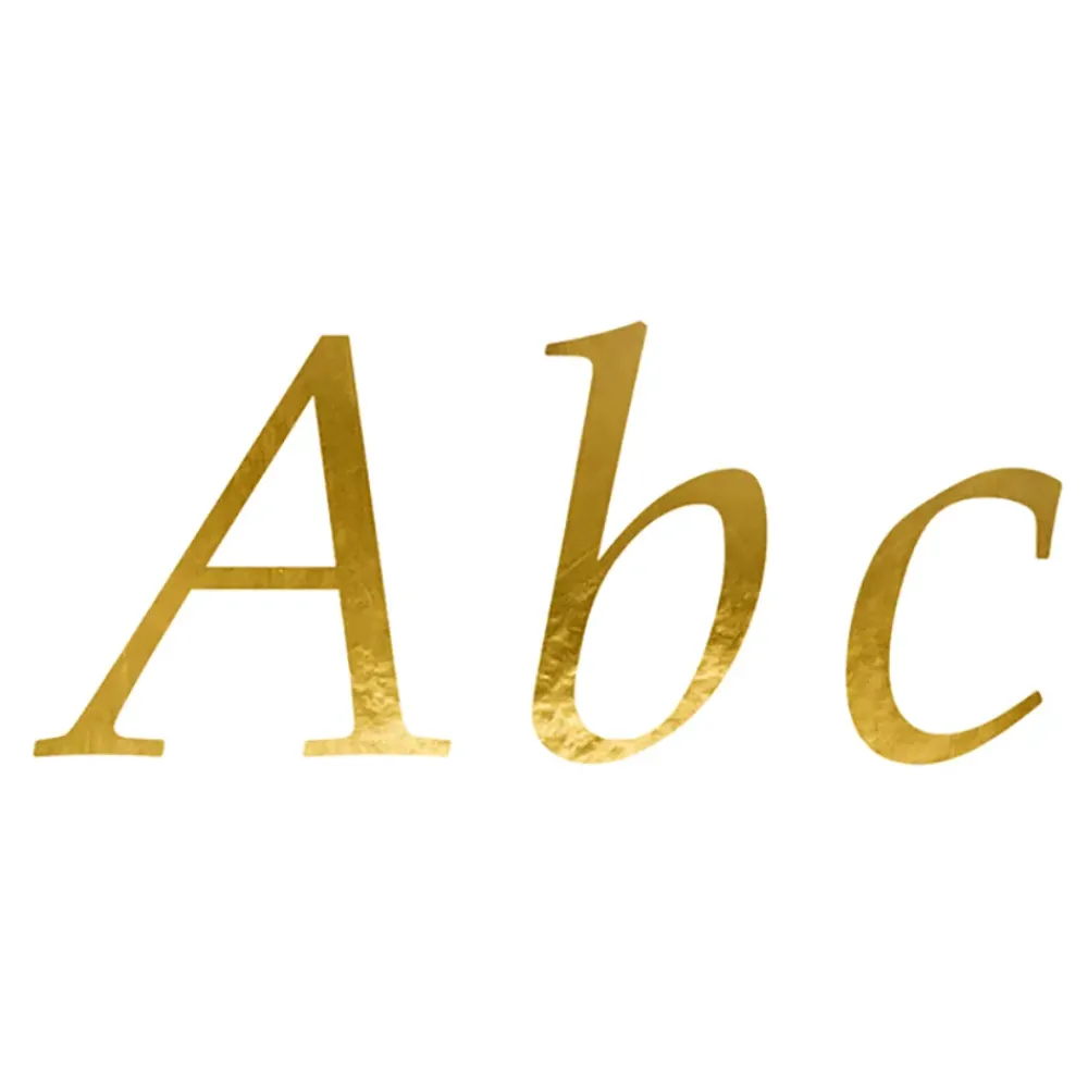 Online PartyDeco sp. z o.o. Stickers Bogstaver Guld Metallic
